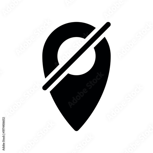 Standard Geolocation Map Marker Pin Illustration Professional Vector