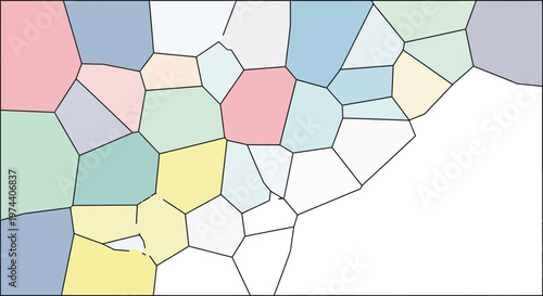 Colorful Geometric Mosaic Pattern Design.