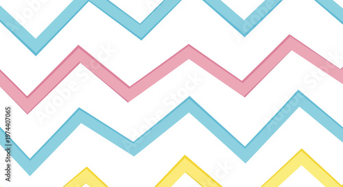 Colorful chevron pattern background design.
