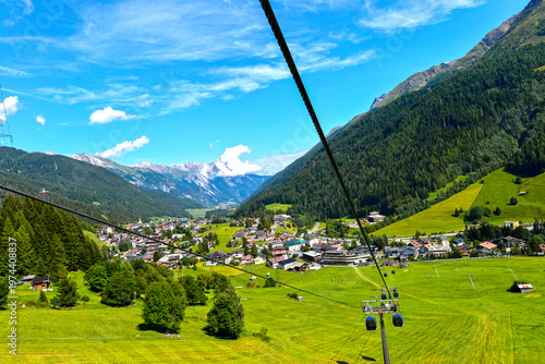 Die Gampenbahn in Sankt Anton am Arlberg auf in Tirol