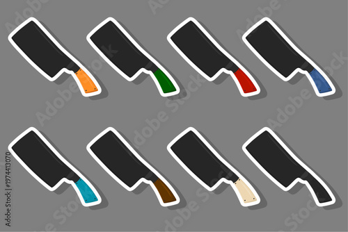 big kit steel axes with wooden handle