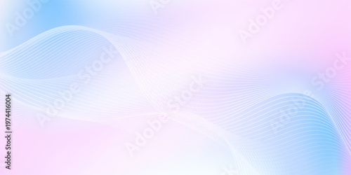 Pastel tone purple pink blue gradient defocused abstract photo smooth lines pantone color background