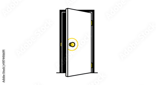 Open Door Concept, Opportunity, New Beginning, Entrance, Choice, Future, Choice