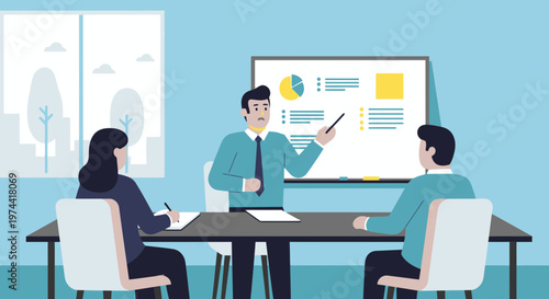 Workshop Session Illustration of Employee Productivity Discussion and Planning