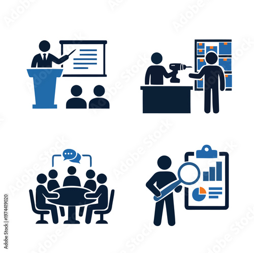 business icon set
