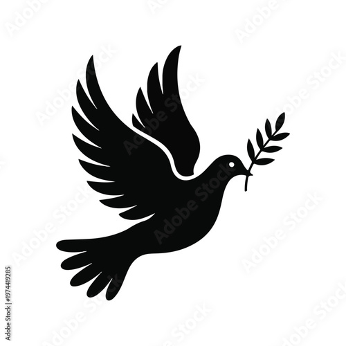 dove of peace vector