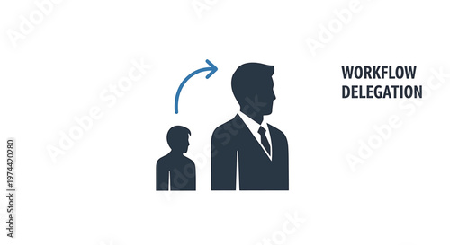 Businessman delegating tasks to employee.