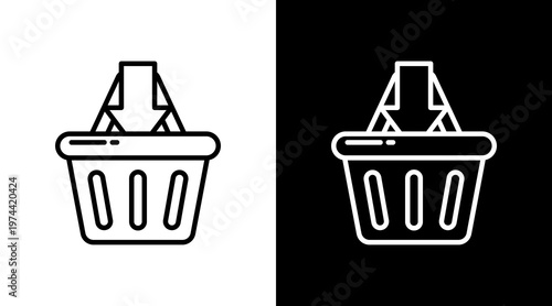 Order White Icon Set Design