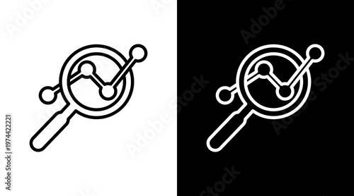 Analysis White Icon Set Design