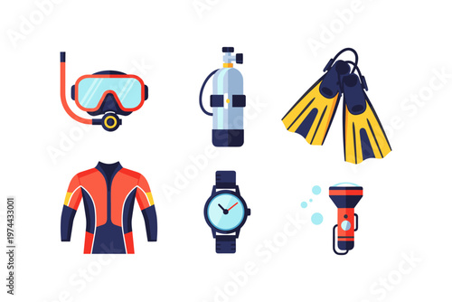 Scuba Diving Gear Collection