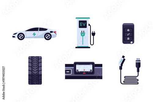 Electric Vehicle Components Collection