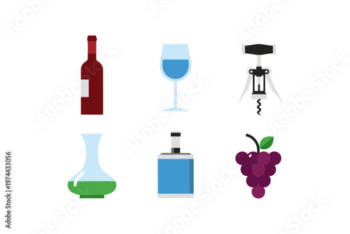Wine Icons Collection