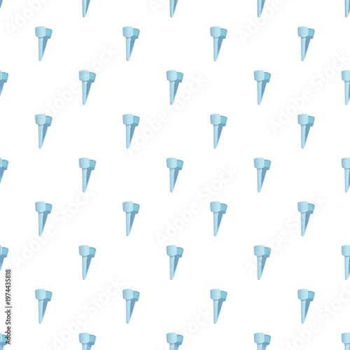 Golf tee pattern creating a repeating background for sports and leisure themes