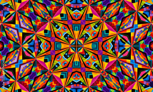 Abstract bright colorful pattern
