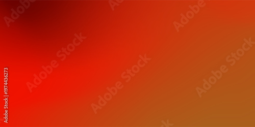 Saturated red gradient background. Abstract smooth hot color gradation wallpaper. Vibrant intense blurred backdrop for banner, poster, leaflet, brochure, booklet. Bright fiery red overlay. Vector