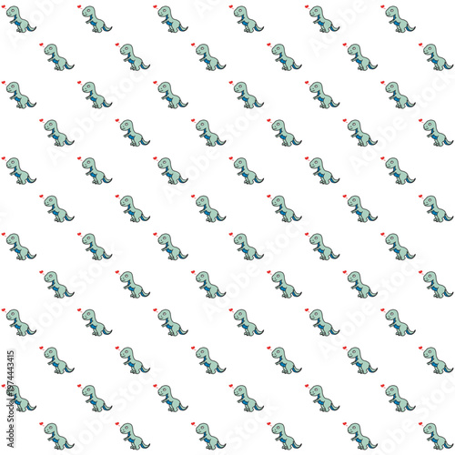 seamless mixed pattern