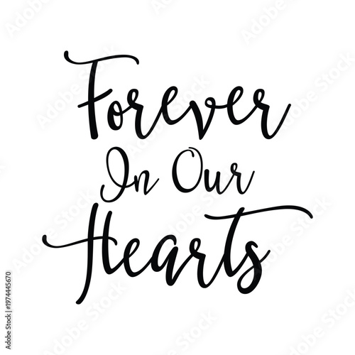 In Loving Memory Vector Memorial lettering, In memory of, Rest in peace, In memory, Memorial frame, RIP, Funeral cursive calligraphy