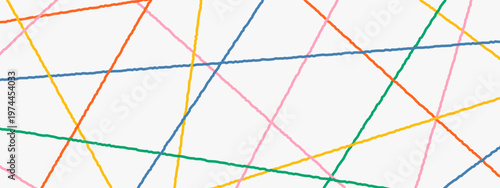 Line abstract string with pattern thread geometric for random straight texture. Mess messy scribble with yarn chaotic chaos for vector angle background. Drawing gradation line with isolated.