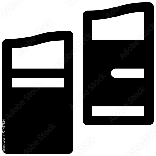 Iberico ham. Outlined stroke vector icon with black-filled details.