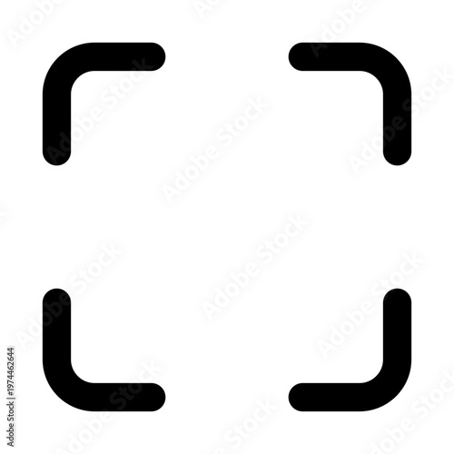 resize silhouette icon illustration for ui ux interface scale adjust dimensions and app design