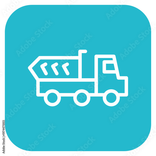 Dump Truck Icon Style