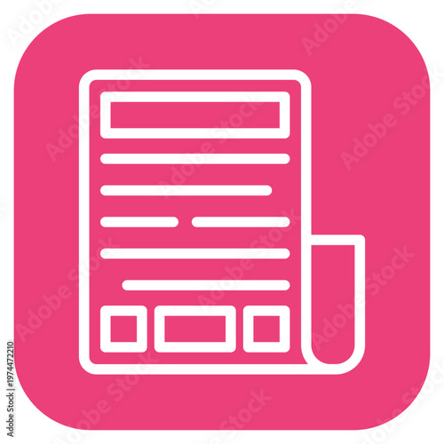 Newspaper Icon Style