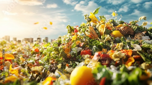 Vibrant Food Waste Recycling Programs Addressing Global Food Security Under a Bright Sky