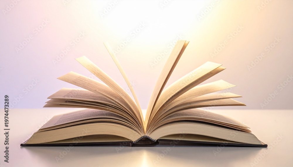 Fototapeta premium open book with pages