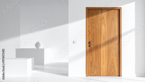 open door to the room