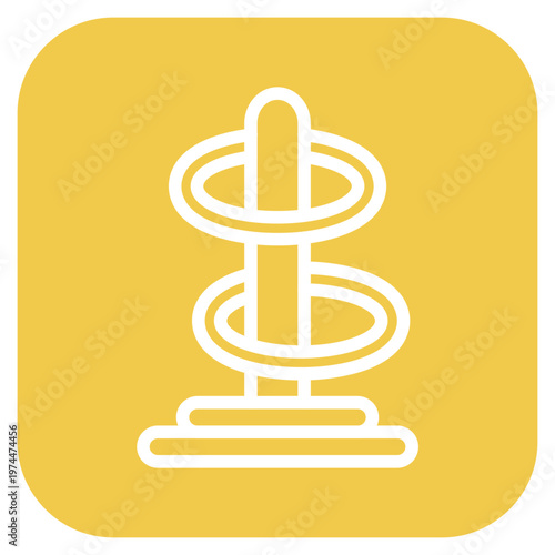 Ring Toss Icon Style