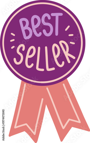 Best seller icon vector design premium badge label sticker emblem tag symbol shopping e-commerce marketing sale product award sign bestseller mark collection group isolated.