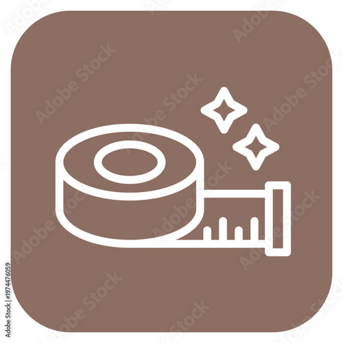 Measuring Tape Icon Style