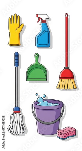 Cleaning Supplies - A Comprehensive Collection for a Sparkling Home.