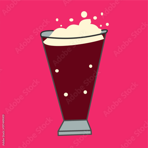 cool drinks cocktail glass with bubbles gas carbonated water clipart.eps