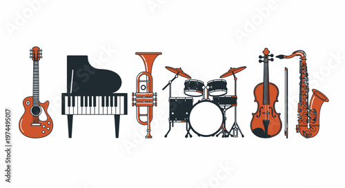 Musical instruments for music making ensemble 1.