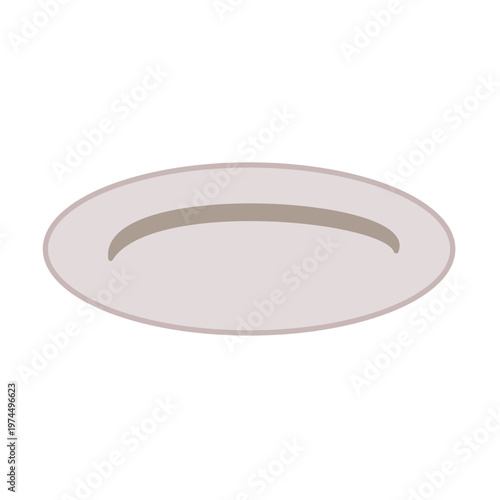 plate plain empty clipart element for food realted projects.eps