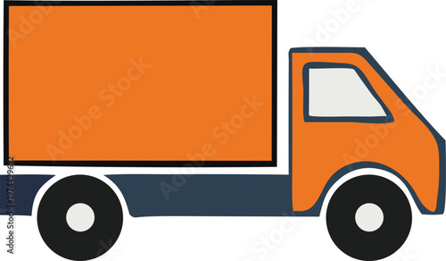 vector delivery truck