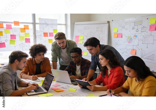students studying in classroom