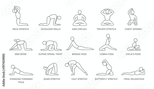 15 Step Stretching Guide for Kids Adults and Seniors