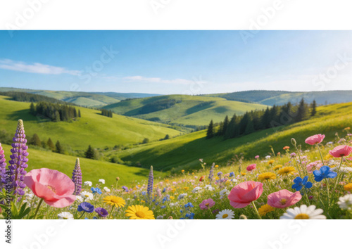 spring in the mountains