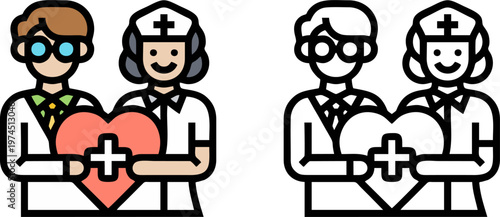 Doctor and Nurse Medical Team Care