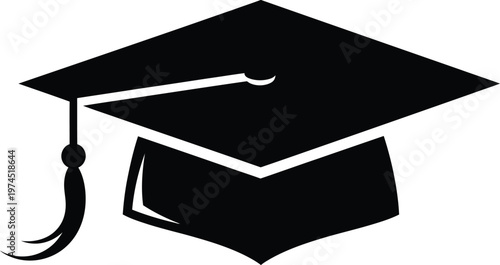 Graduation cap symbol representing academic achievement mortarboard graduation education academic achievement