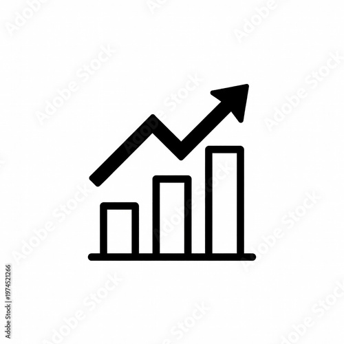 Growth graph chart real estate investment profit