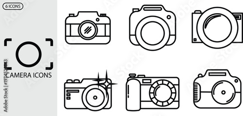 Camera icon. camera simple icon. 