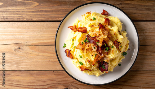 Danish Brændende Kærlighed Top View on Clean Wooden Background