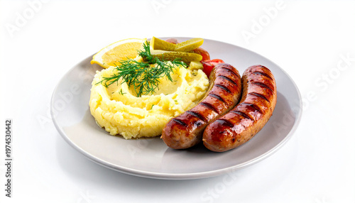 Medisterpolse on white Background