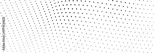 Futuristic dotted wave texture creating vibrant optical illusion effect.