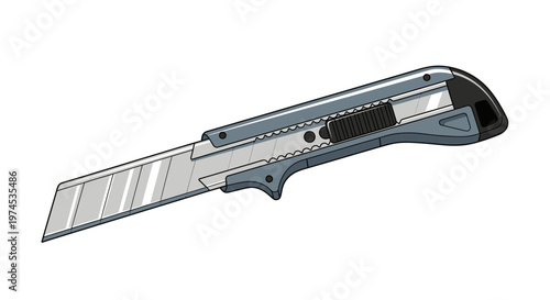 Utility Knife for Crafting and Precise Cutting Tasks