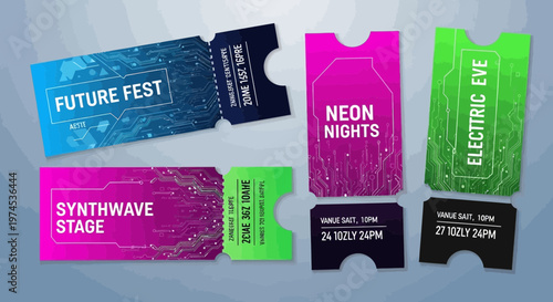 Electronic Music Festival Tickets: Future Fest, Neon Nights, Electric Eve, Synthwave