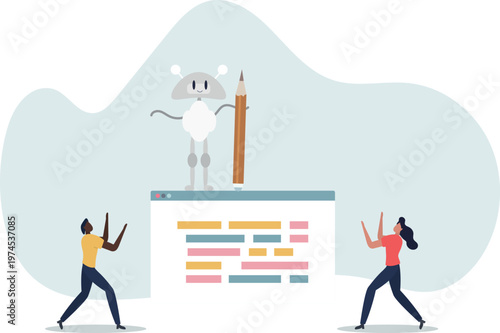 AI writing and artificial intelligence usage for content creation .Machine automation for digital text typing and author assistance.person's life situation and his activities.